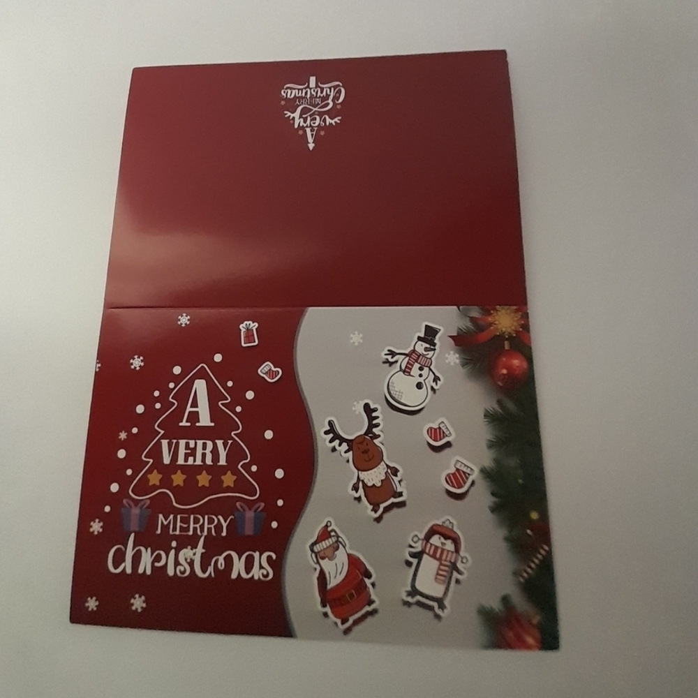 Festive Merry Christmas Blank Cards 6 - Picture 6 of 6